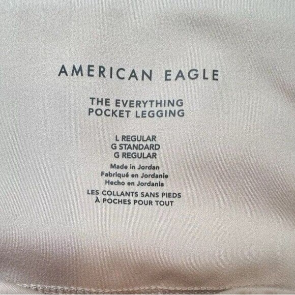 AMERICAN EAGLE The Everything Pocket Leggings Light Pink Women's SIZE LARGE - Picture 7 of 11